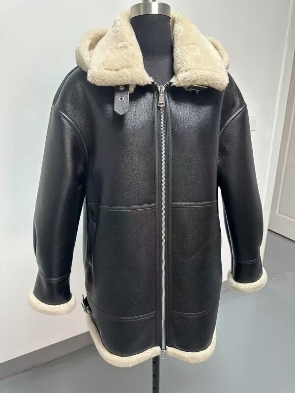 BLACK AVIATOR COAT