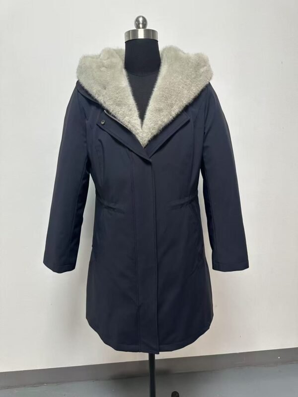FUR-LINED CITY COAT